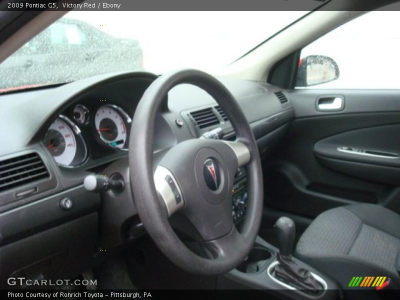 Victory Red / Ebony 2009 Pontiac G5
