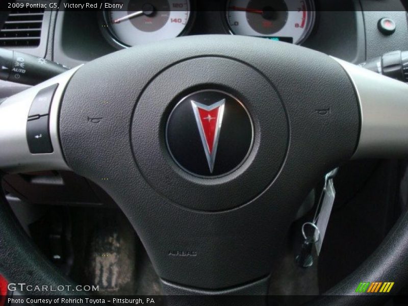 Victory Red / Ebony 2009 Pontiac G5