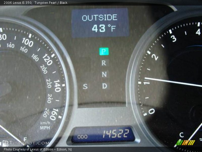 Tungsten Pearl / Black 2006 Lexus IS 350
