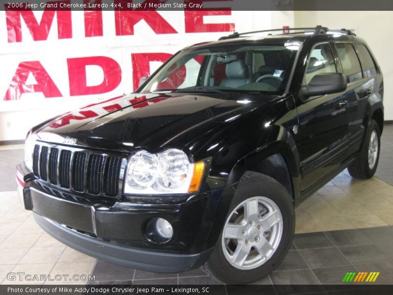 Black / Medium Slate Gray 2006 Jeep Grand Cherokee Laredo 4x4