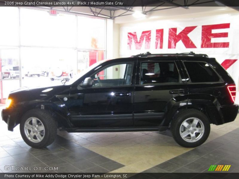 Black / Medium Slate Gray 2006 Jeep Grand Cherokee Laredo 4x4