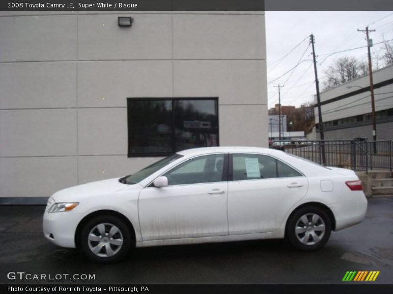 Super White / Bisque 2008 Toyota Camry LE