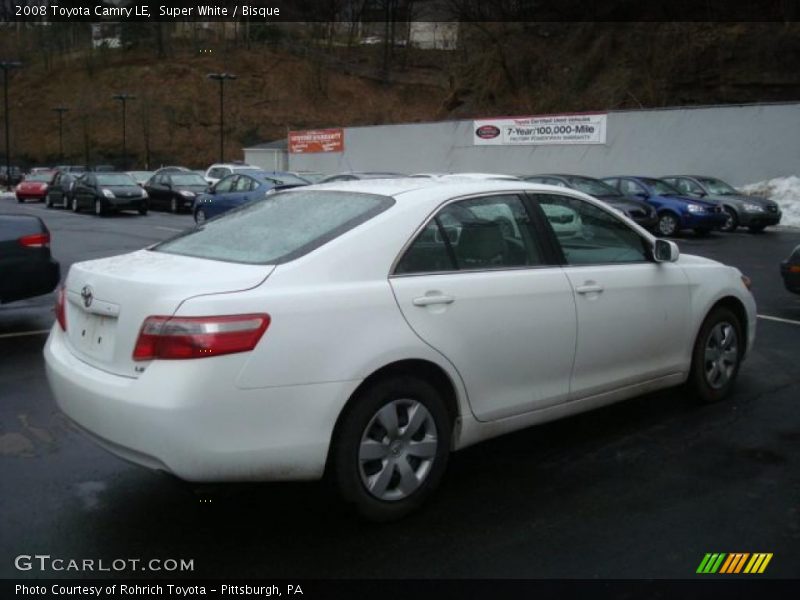 Super White / Bisque 2008 Toyota Camry LE