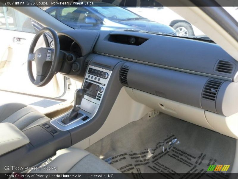 Ivory Pearl / Wheat Beige 2007 Infiniti G 35 Coupe