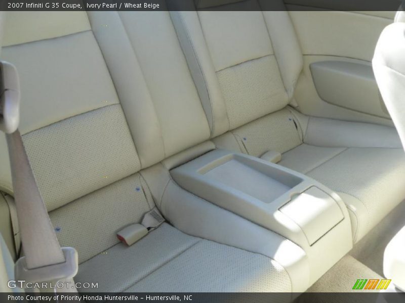 Ivory Pearl / Wheat Beige 2007 Infiniti G 35 Coupe