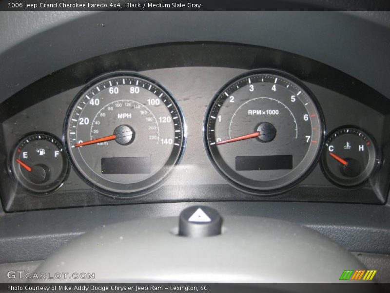 Black / Medium Slate Gray 2006 Jeep Grand Cherokee Laredo 4x4