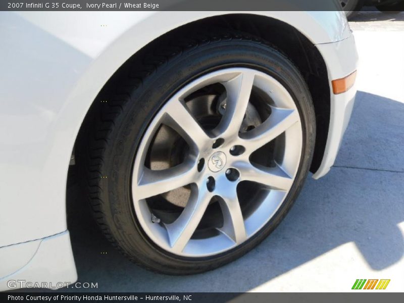 Ivory Pearl / Wheat Beige 2007 Infiniti G 35 Coupe