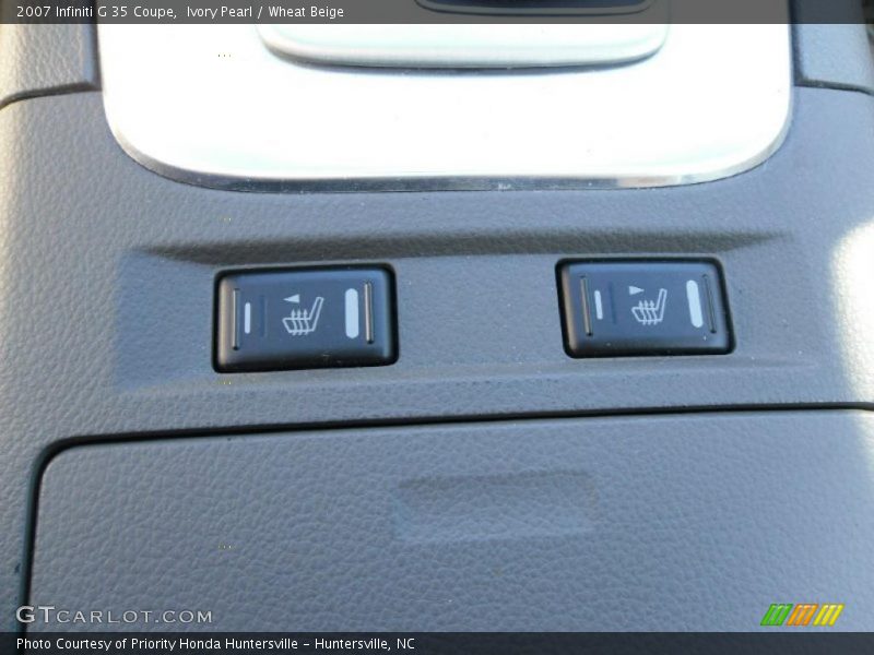 Ivory Pearl / Wheat Beige 2007 Infiniti G 35 Coupe