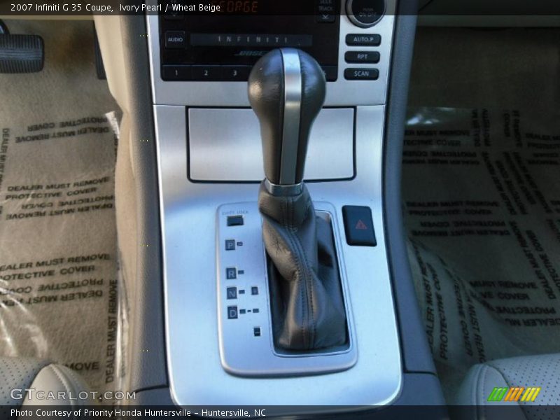 Ivory Pearl / Wheat Beige 2007 Infiniti G 35 Coupe