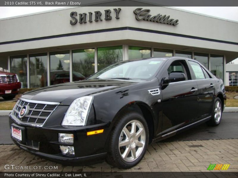 Black Raven / Ebony 2010 Cadillac STS V6