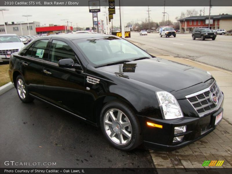 Black Raven / Ebony 2010 Cadillac STS V6