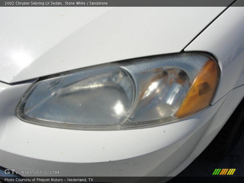 Stone White / Sandstone 2002 Chrysler Sebring LX Sedan