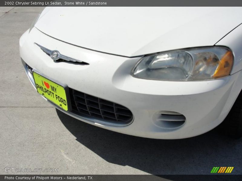 Stone White / Sandstone 2002 Chrysler Sebring LX Sedan