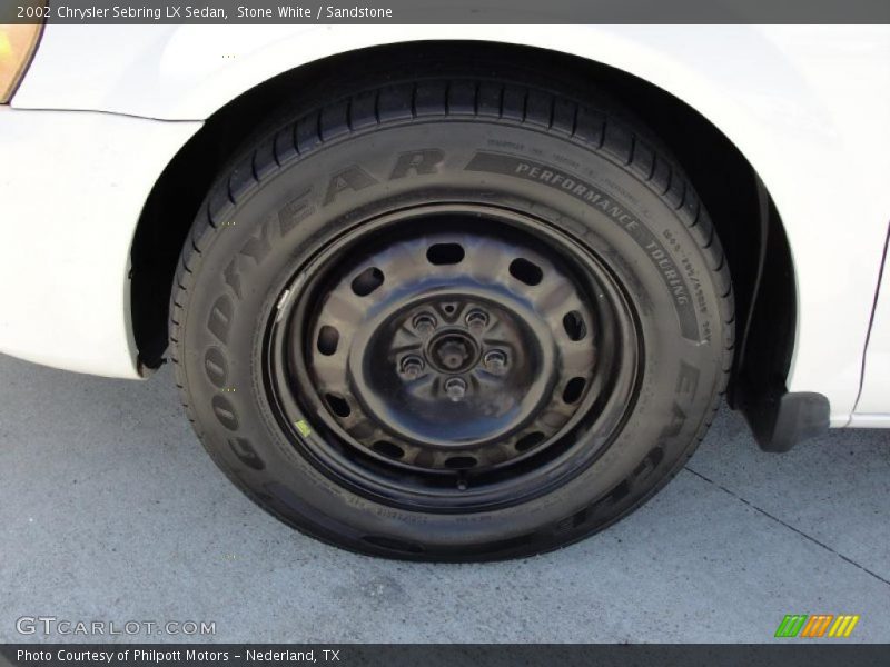 Stone White / Sandstone 2002 Chrysler Sebring LX Sedan