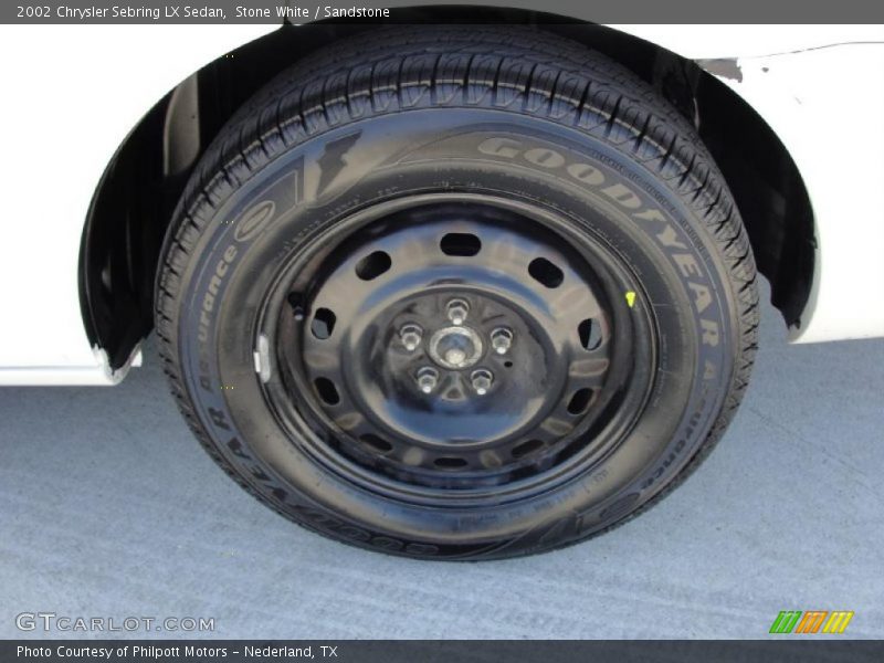 Stone White / Sandstone 2002 Chrysler Sebring LX Sedan