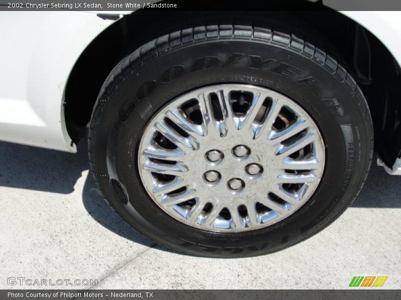 Stone White / Sandstone 2002 Chrysler Sebring LX Sedan