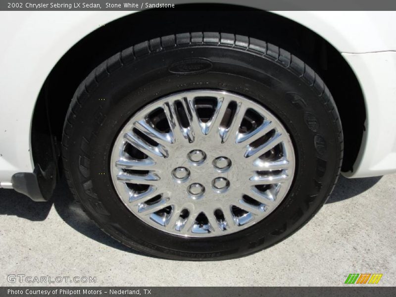 Stone White / Sandstone 2002 Chrysler Sebring LX Sedan