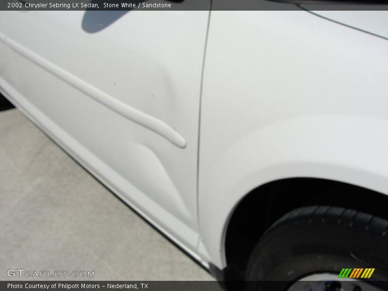Stone White / Sandstone 2002 Chrysler Sebring LX Sedan