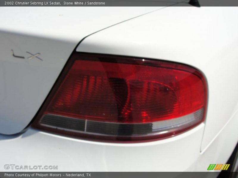 Stone White / Sandstone 2002 Chrysler Sebring LX Sedan