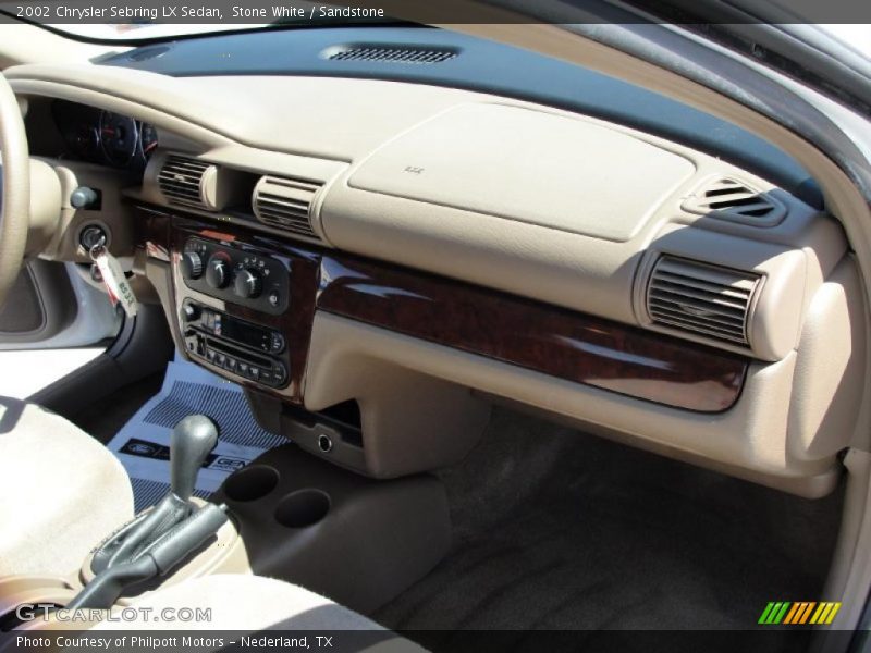 Stone White / Sandstone 2002 Chrysler Sebring LX Sedan