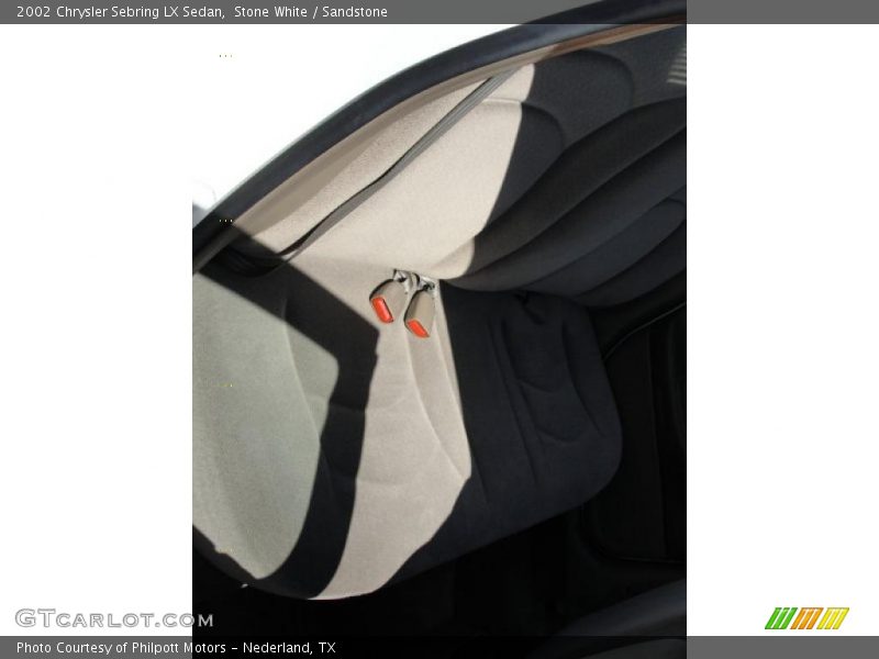 Stone White / Sandstone 2002 Chrysler Sebring LX Sedan
