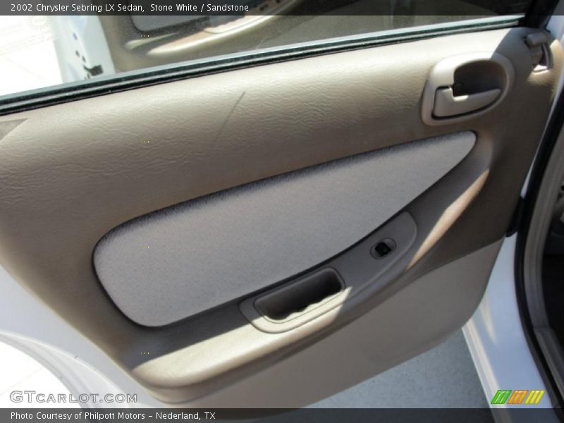 Stone White / Sandstone 2002 Chrysler Sebring LX Sedan