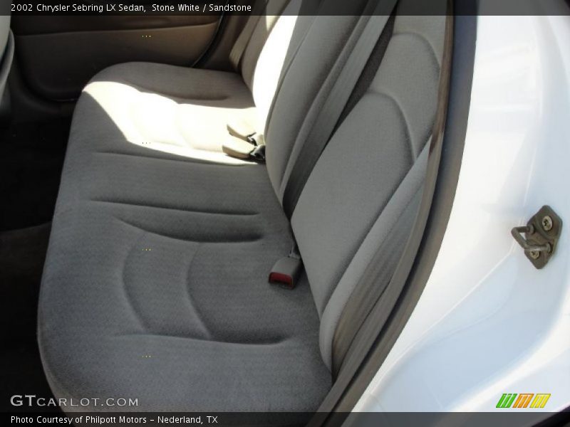 Stone White / Sandstone 2002 Chrysler Sebring LX Sedan