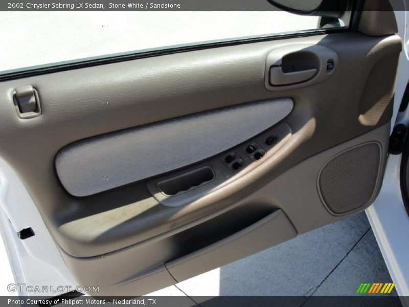 Stone White / Sandstone 2002 Chrysler Sebring LX Sedan