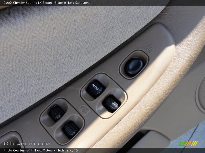 Stone White / Sandstone 2002 Chrysler Sebring LX Sedan