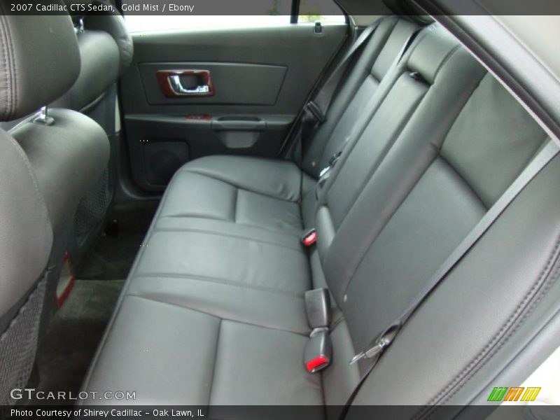 Gold Mist / Ebony 2007 Cadillac CTS Sedan