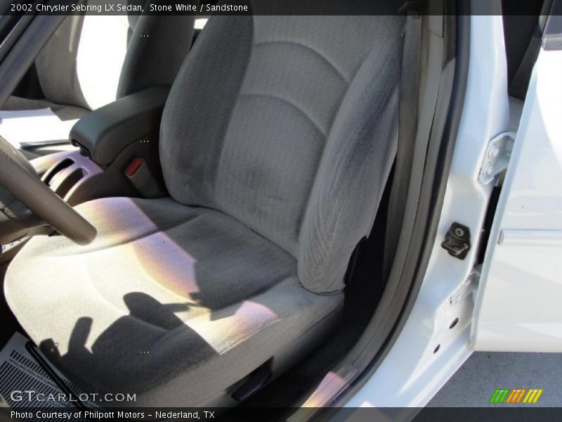 Stone White / Sandstone 2002 Chrysler Sebring LX Sedan