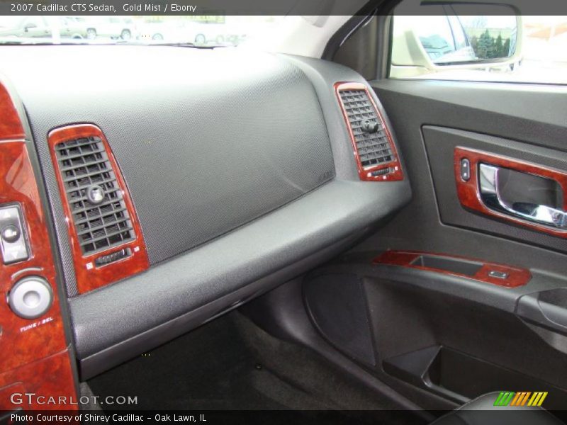 Gold Mist / Ebony 2007 Cadillac CTS Sedan