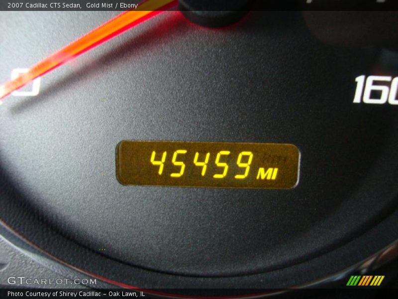 Gold Mist / Ebony 2007 Cadillac CTS Sedan