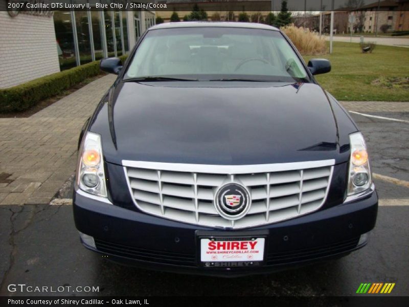 Blue Chip / Shale/Cocoa 2007 Cadillac DTS Luxury II