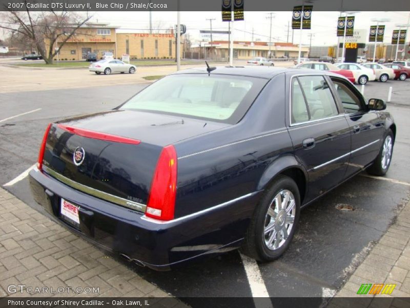 Blue Chip / Shale/Cocoa 2007 Cadillac DTS Luxury II