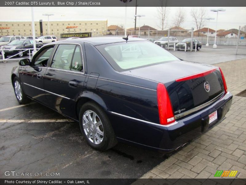 Blue Chip / Shale/Cocoa 2007 Cadillac DTS Luxury II
