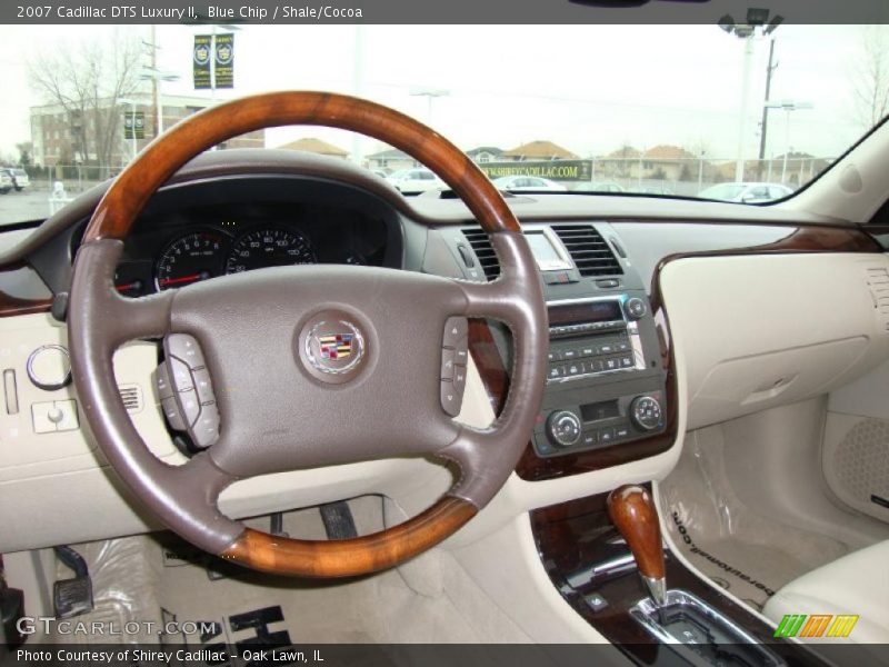 Blue Chip / Shale/Cocoa 2007 Cadillac DTS Luxury II