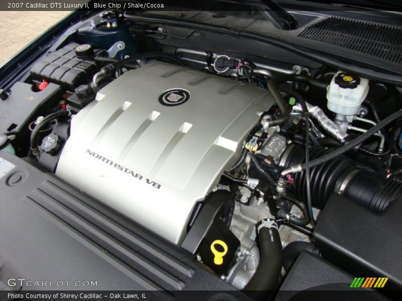Blue Chip / Shale/Cocoa 2007 Cadillac DTS Luxury II