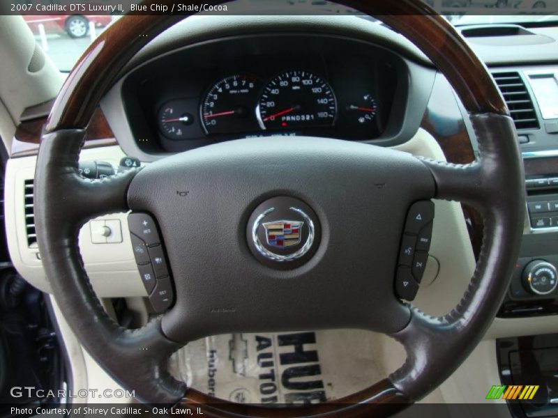 Blue Chip / Shale/Cocoa 2007 Cadillac DTS Luxury II