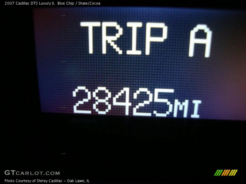Blue Chip / Shale/Cocoa 2007 Cadillac DTS Luxury II