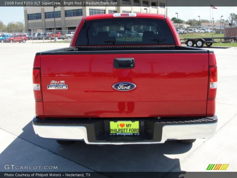 Bright Red / Medium/Dark Flint 2008 Ford F150 XLT SuperCrew