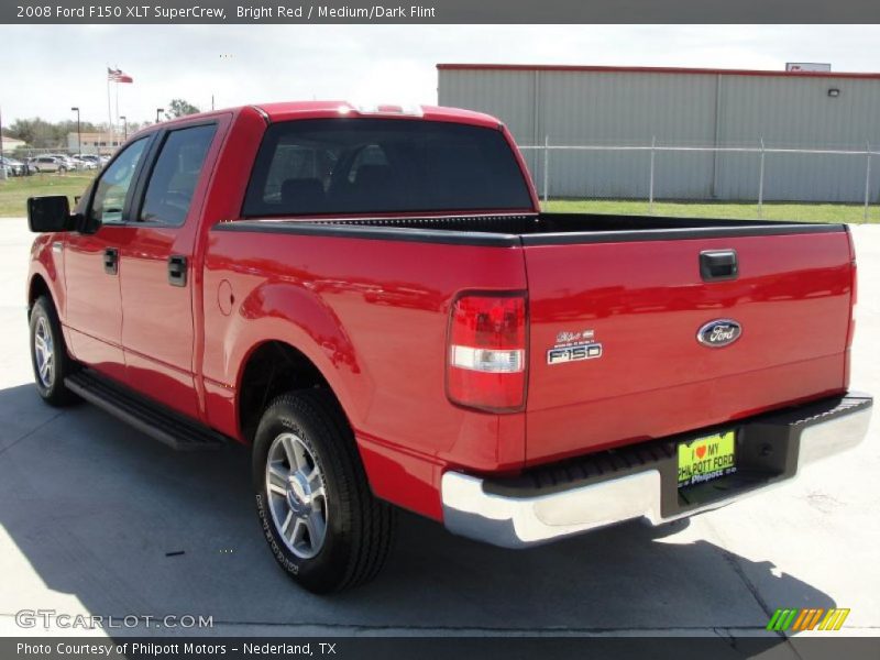 Bright Red / Medium/Dark Flint 2008 Ford F150 XLT SuperCrew