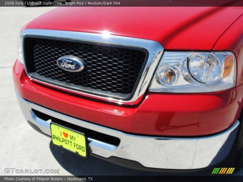 Bright Red / Medium/Dark Flint 2008 Ford F150 XLT SuperCrew
