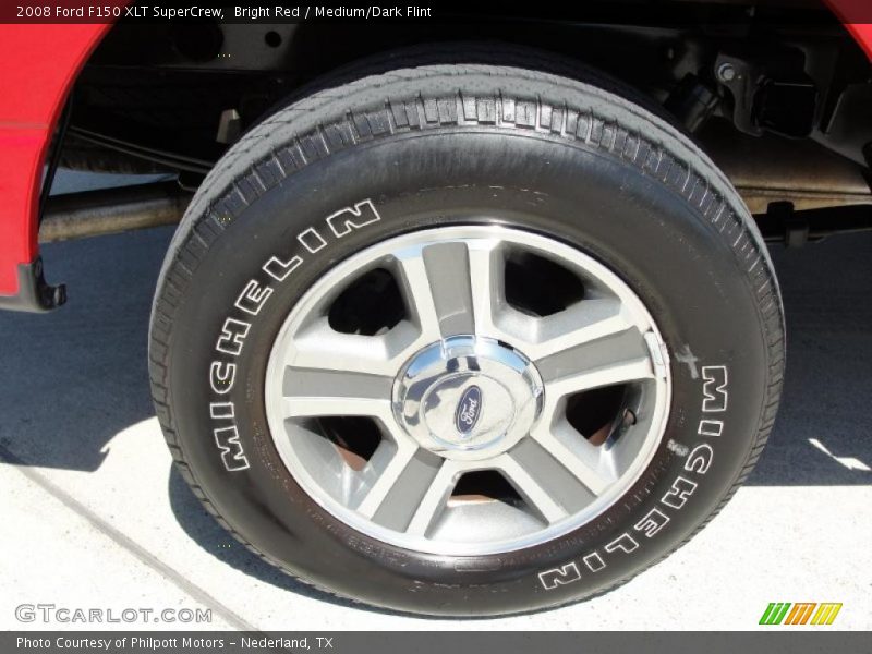 Bright Red / Medium/Dark Flint 2008 Ford F150 XLT SuperCrew