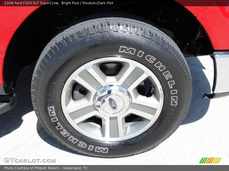 Bright Red / Medium/Dark Flint 2008 Ford F150 XLT SuperCrew