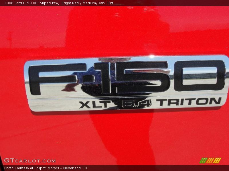 Bright Red / Medium/Dark Flint 2008 Ford F150 XLT SuperCrew