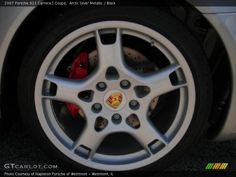 Arctic Silver Metallic / Black 2007 Porsche 911 Carrera S Coupe