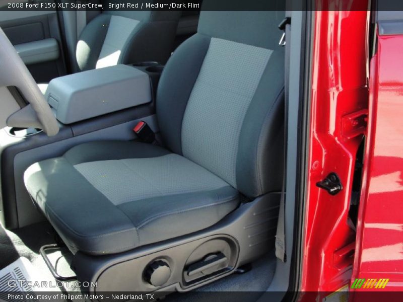 Bright Red / Medium/Dark Flint 2008 Ford F150 XLT SuperCrew