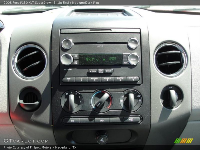 Bright Red / Medium/Dark Flint 2008 Ford F150 XLT SuperCrew