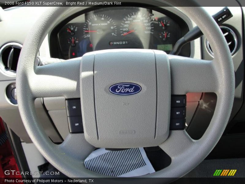 Bright Red / Medium/Dark Flint 2008 Ford F150 XLT SuperCrew